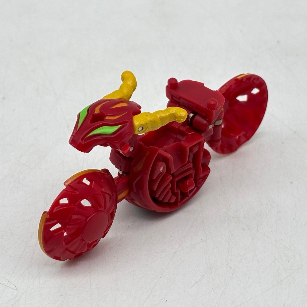 Bakugan Pyrus Ramdol Red Motorcycle Gundalian Invaders BakuSuper Toy Vehicle
